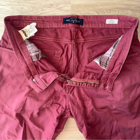 Burgundy slim chinos - Picture 4 of 5